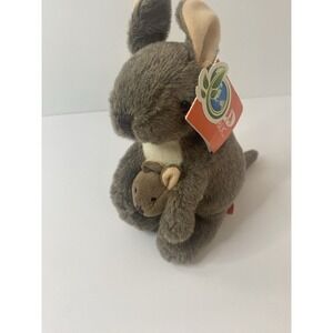 Wild Republic Mini‎ Kangaroo with Joey 9" Plush Stuffed Animal